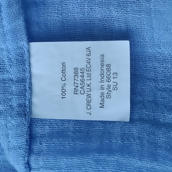 J.Crew Gauzy Beachy Boho Tunic Top Tassel Tie Front | Size Small | NWOT - Picture 6 of 6